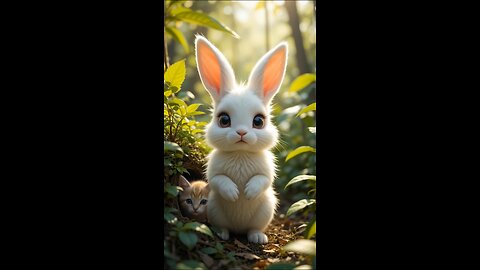 The rabbit needs to transform to help the kitten