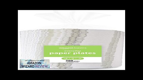 Amazon Basics Everyday Paper Plates 8 5/8 Inch Disposable 200 Review