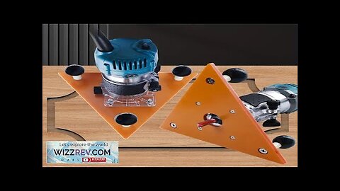 Woodworking Milling Groove Balance Board Flip Plate Trimming Machine Router Base Triangular Review