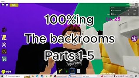 We 100% the backrooms! Parts 1-5