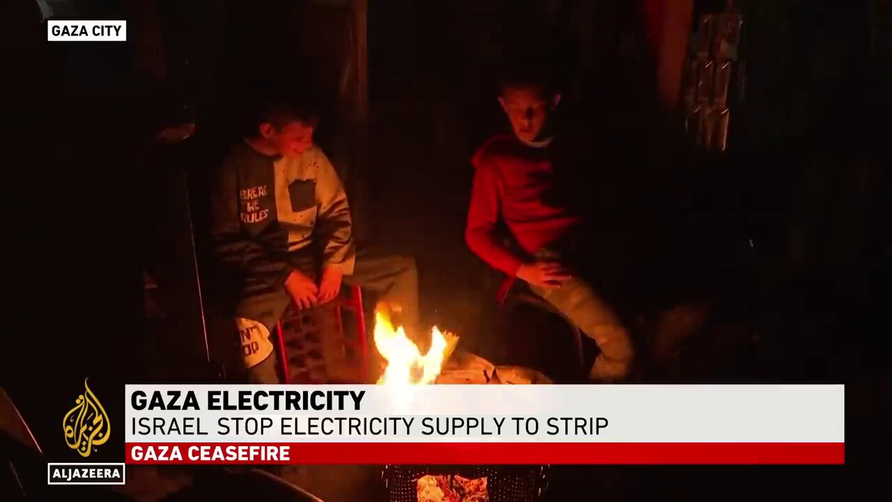 Israel Shuts Off Electricity to Gaza