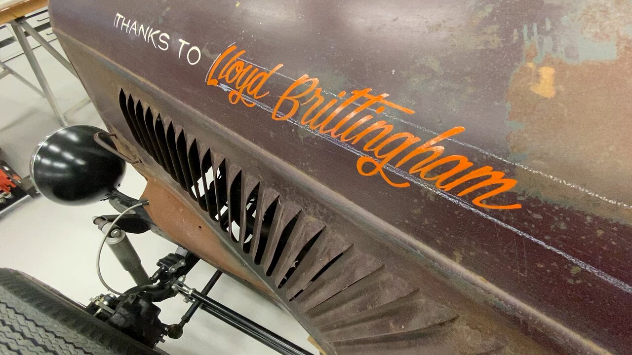 Signpainters brush lettering. Example by pinstriper Mark