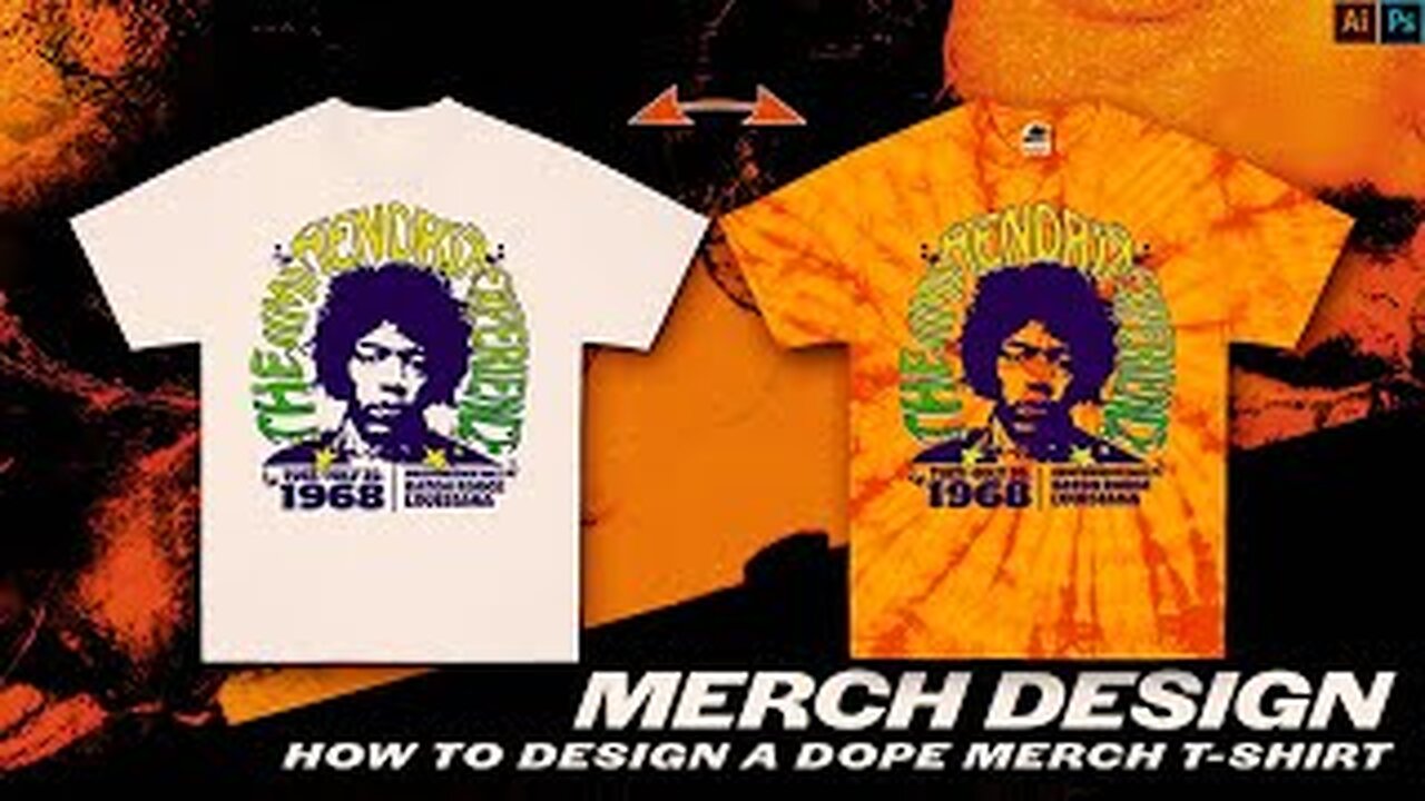 HOW TO DESIGN A DOPE T-SHIRT FOR MERCH (PHOTOSHOP TUTORIAL)