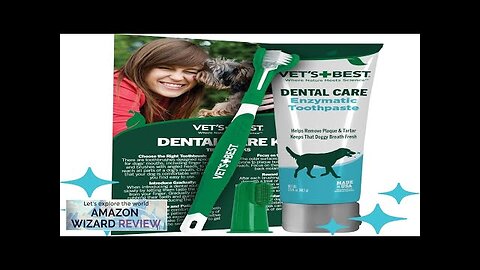 Vet's Best Dog Toothbrush & Enzymatic Toothpaste Kit Teeth Cleaning Review