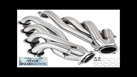 VEVOR Exhaust Header Set 1 3/4" Exhaust Turbo Headers Stainless Steel Exhaust Review