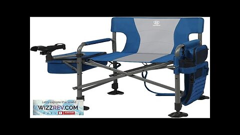 ADVANCED Fishing Chair with Rod Holder and Cooler All Terrain Ice Fishing Review