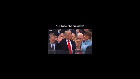 “he will never be president”