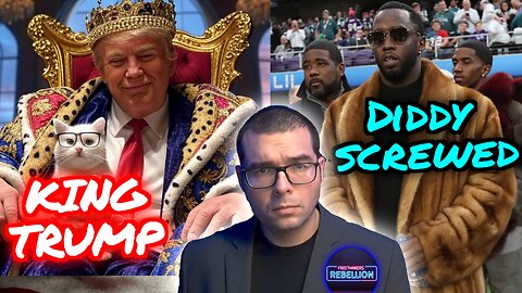 Trump the King of Trolls. Diddy and Epstein clients panic TC 2/21/25