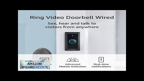 Ring Video Doorbell Wired Use Two-Way Talk advanced motion detection HD Review