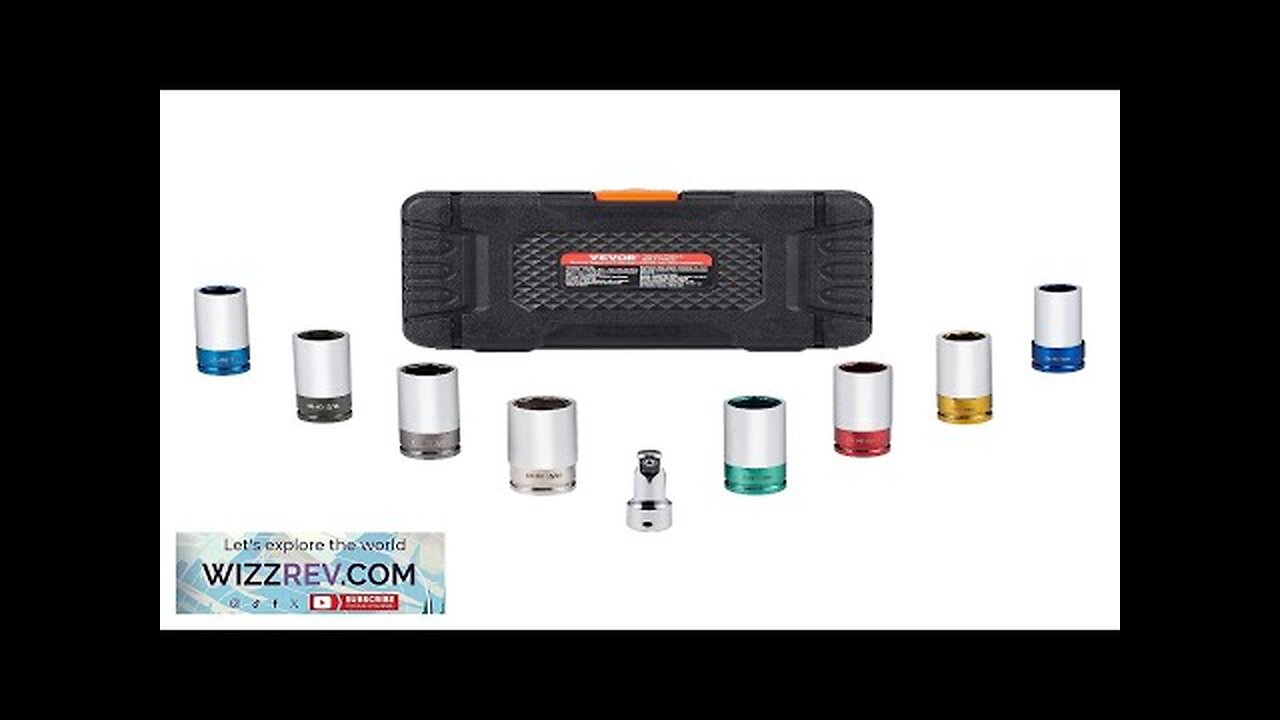 VEVOR Lug Nut Impact Socket Set 1/2 in Drive Metric and SAE Review