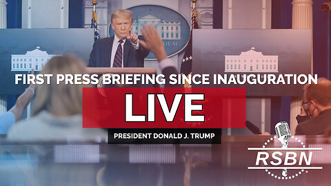 LIVE: President Donald J. Trump Holds First Press Briefing Since Inauguration - 1/21/25