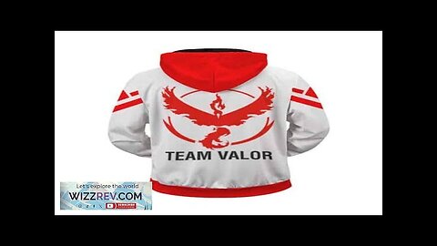 Pokemon Go Team Valor Emblem Cool Zip Up Hoodie Review