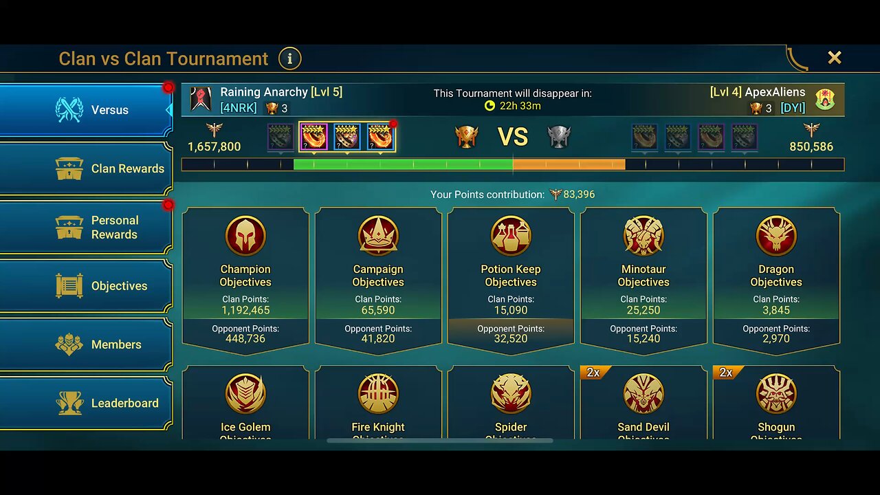 Raining Anarchy [4NRKY] vs. ApexAliens [DYI]