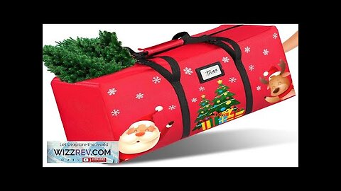 Christmas Tree Storage Bag Fits Up to 9Ft Xmas Disassembled Tree Heavy Review