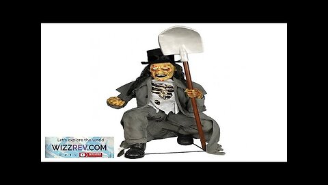 Crouching Grave Digger Halloween Decoration Review