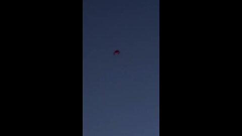 Red UFO spotted over Phoenix?