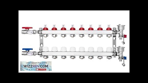 VEVOR 8-Branch Radiant Heat Manifold 1/2" PEX Tubing Floor Heating Manifold Set Review