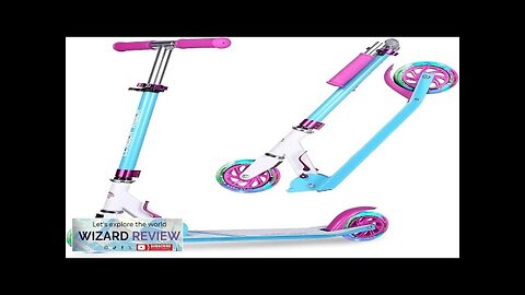 Kick Scooter Collapsible Portable Kids Push Scooter Lightweight Folding Design Review