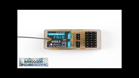 Flysky FBr8 2.4GHz 8CH AFHDS 3 PWM/PPM/i.BUS/S.BUS/i-BUS2 Output RC Receiver Review