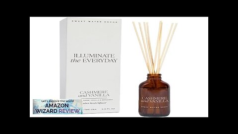 Sweet Water Decor Amber Reed Diffuser Set Cashmere and Vanilla: Milky Review