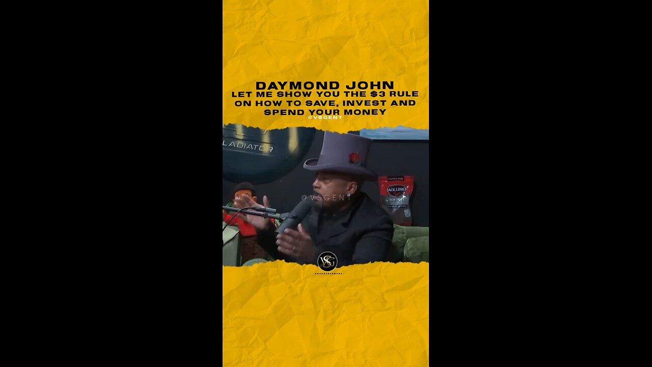 @thesharkdaymond Let me show you the $3 rule on how to save, invest and spend your money