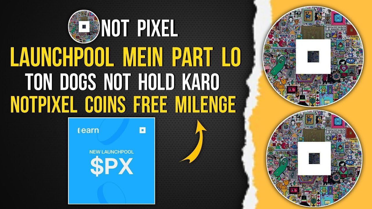 NOTPIXEL Launchpool Started | Stake Crypto Earn Free Notpixel Coins #notpixel