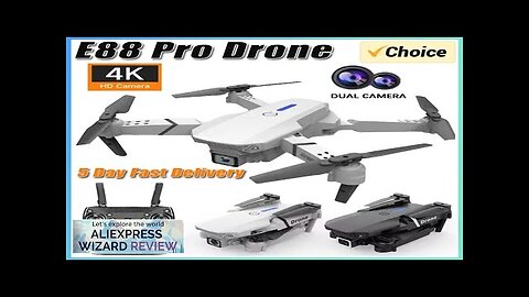 E88Pro RC Drone 4K Professinal With 1080P Wide Angle Dual HD Camera Review