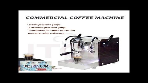 ITOP 9Bar Semi-Automatic Espresso Machine Maker Adjustable Temperature Pressure Pre-Infusion Review