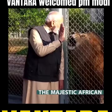 A momentous occasion as PM Modi visits the Vantara Foundation #PMModi #VantaraFoundation