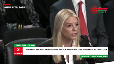 Senator Whitehouse attempts to trap Pam Bondi to no avail