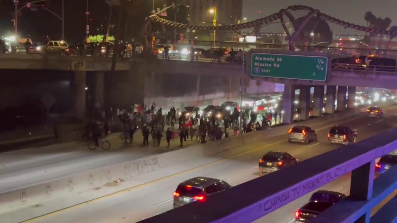 UPDATE: “Protestors” have just re-taken the 101 Freeway in Los Angeles!