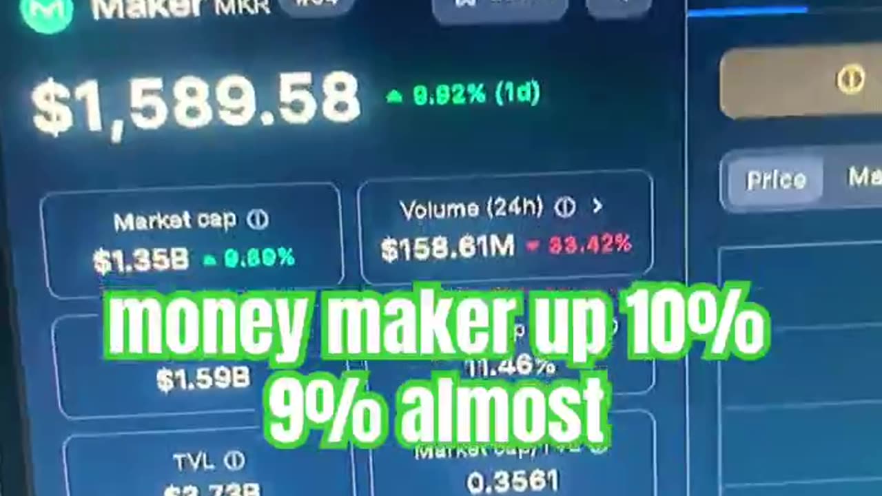 maker mkr price prediction crypto #fyp