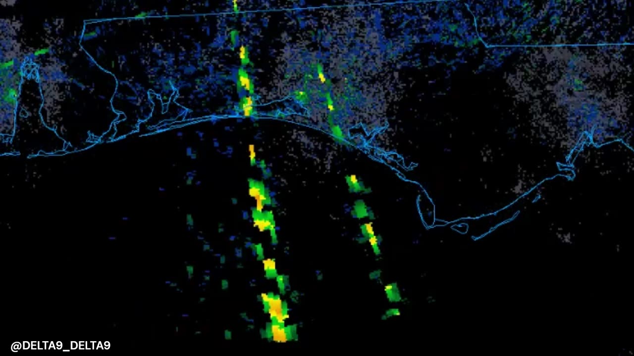 USA nexrad doppler anomalies 28.1.25