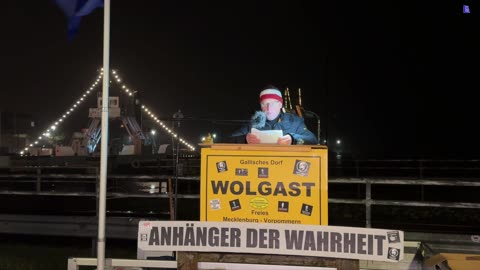 Wolgast - Rolf mit seiner ersten Rede im neuem Jahr 14-01-2025