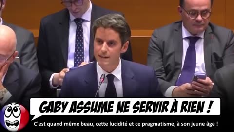 Gabriel Attal avoue qu il était une SERPILLÈRE quand il était premier ministre...