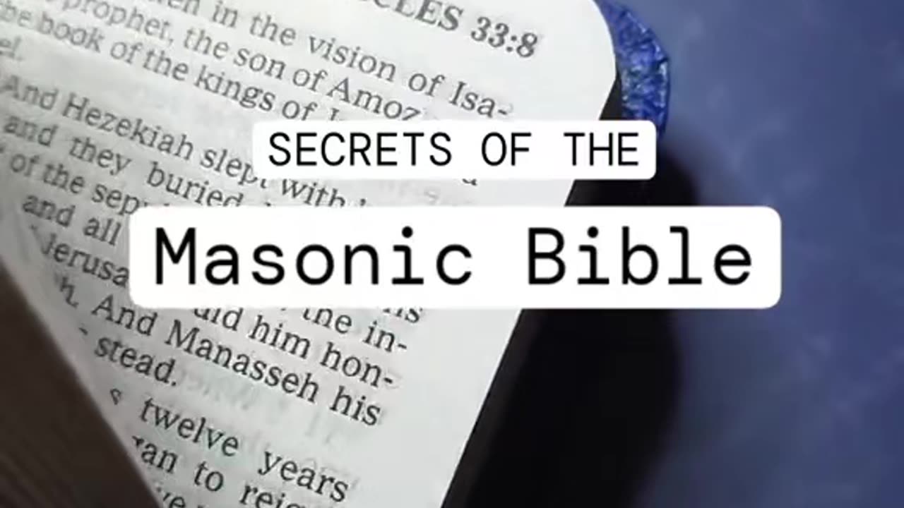 Secrets of the Masonic Bible