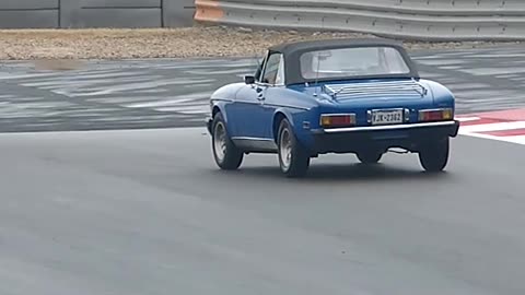 FIATs drive very slowly around COTA