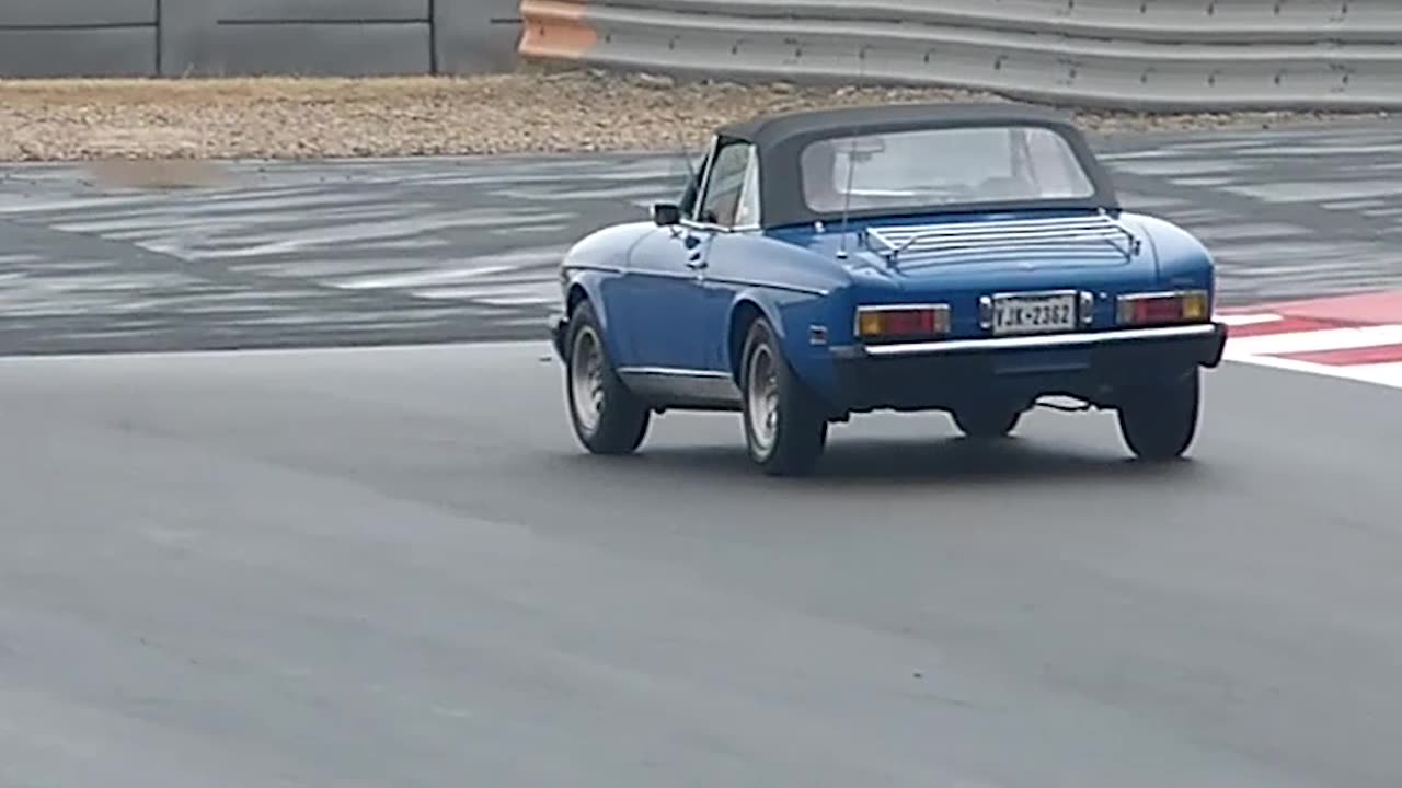 FIATs drive very slowly around COTA