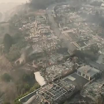 Drone Footage of Los Angeles Fire Damage