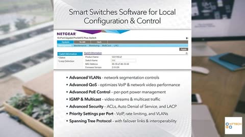 NETGEAR 10-Port PoE Gigabit Ethernet Smart Switch (GS110TP)