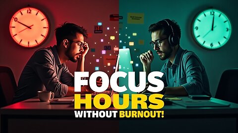 How to Stay Focused for Hours (Without Feeling Burned Out)