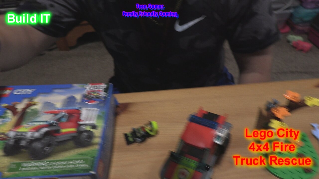 Build It Lego City 4x4 Fire Truck Rescue