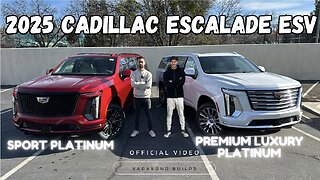 2025 CADILLAC ESCALADE Sport Platinum ESV vs Premium Luxury Platinum