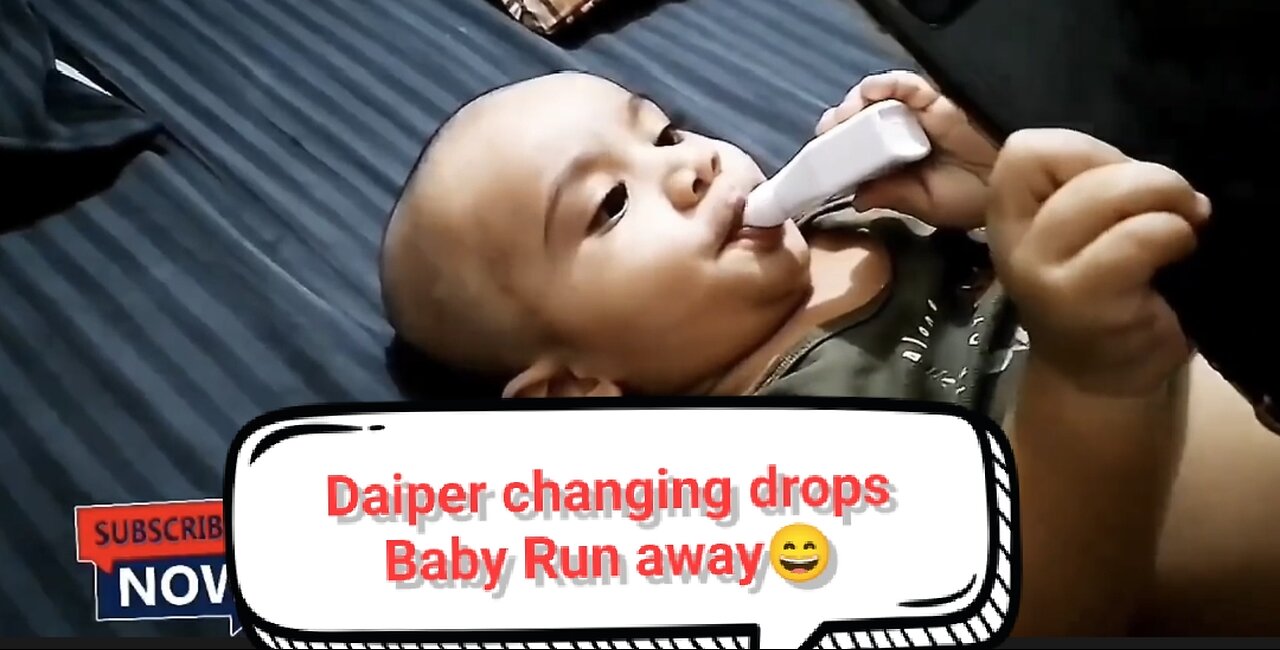 Baby Run Away During Daiper Change| Magic Drops| 6th February 2025