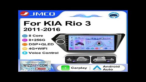 JMCQ 2Din 4G Android 12 Car Radio Multimedia Video Player For Kia Review