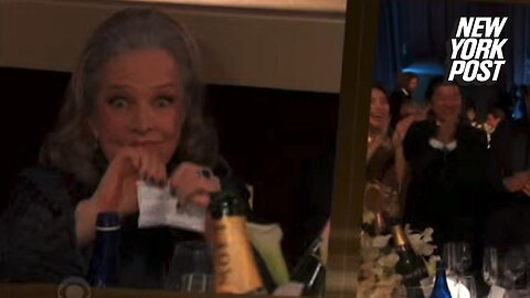 Kathy Bates seemingly rips up her victory speech after missing out on Golden Globe