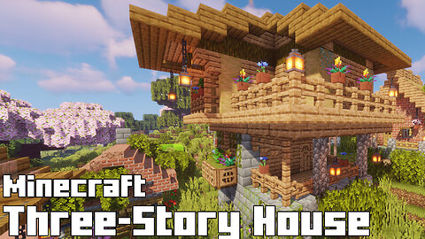 Minecraft Three-Story House - Multi-Level Living