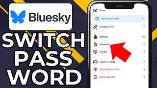 HOW TO CHANGE PASSWORD ON BLUESKY SOCIAL