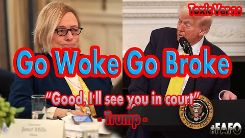 Trump Annihilates Woke Maine Governor Janet Mills - Toxic Version 7.0