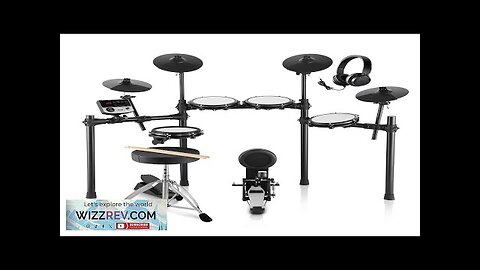 Electric Drum Set Electronic Drum Kit 480 Sounds for Beginners & Adults Review